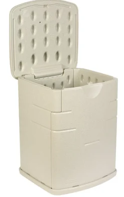 Rubbermaid 6 in. W Sandstone Resin Deck Box 2.6 gal