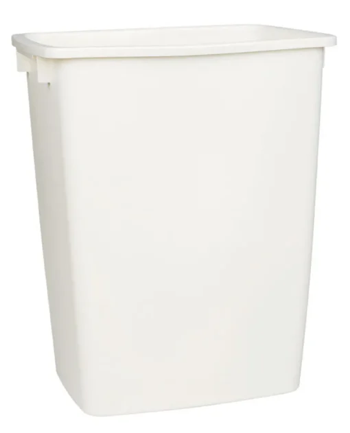Rubbermaid 36 qt. Bisque Rectangular Wastebasket