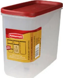 Rubbermaid Clear Base Comfortable Grip Dry Food Storage Container 16 Cups Capacity