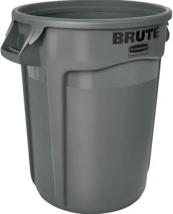 Rubbermaid Commercial FG263200GRAY 32 Gallon Gray Brute?� Container (Pack of 6)