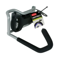 Rubbermaid FastTrack Black Steel Vertical Bike Rack 6.6 L x 7.5 H x 3.1 W in.