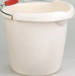 Rubbermaid Roughneck Plastic Bisque Round Bucket 15 qt. Capacity (Pack of 6)