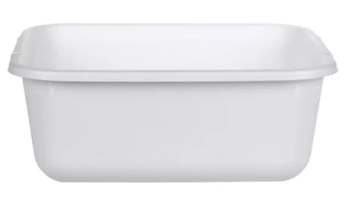 Rubbermaid White Plastic 11.4 qt. Capacity Dish Pan 13.5 L x 5.7 H x 11.5 W in. (Pack of 6)