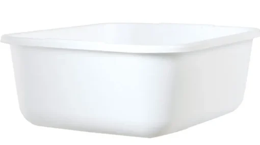 Rubbermaid White Plastic 11.4 qt. Capacity Dish Pan 13.5 L x 5.7 H x 11.5 W in. (Pack of 6)