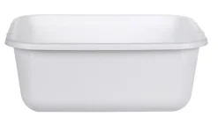 Rubbermaid White Plastic Twin Sink Dishpan 14.45 L x 12.55 W in.