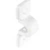 Rubbermaid White Plastic C-Clamps 0.5 L x 8.6 H x 7 W in.