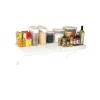 Rubbermaid White Steel Epoxy-Coated Heavy Duty Tight Mesh Shelf Kit 16 in. x 3 ft.