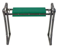 Rugg HeirLoom Black/Green Foam/Steel Foldable Garden Kneeler/Seat 24.5 L in.