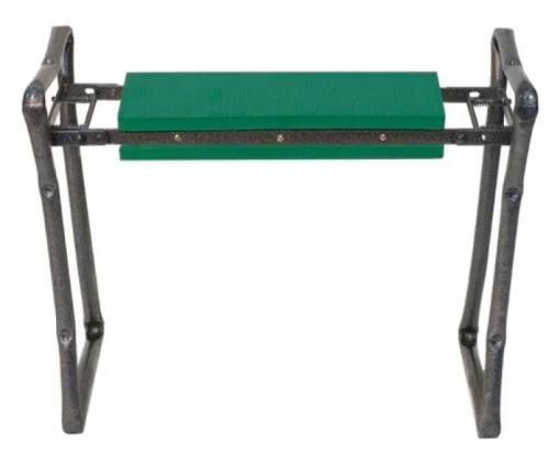 Rugg HeirLoom Black/Green Foam/Steel Foldable Garden Kneeler/Seat 24.5 L in.