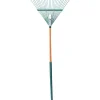 Rugg Ultra 65 in. 24 Tine Steel Springback Rake Wood Handle