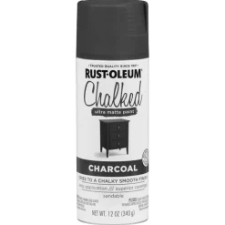 Rustoleum 302590 12 Oz Charcoal Chalked Ultra Matte Spray Paint (Pack of 6)