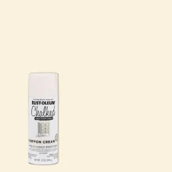 Rustoleum 302596 12 Oz Chiffon Cream Chalked Ultra Matte Spray Paint (Pack of 6)