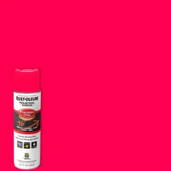 Rustoleum 1661-838 17 Oz Fluorescent Pink Precision-Line Marking Spray Paint (Pack of 12)