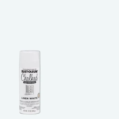 Rustoleum 302591 12 Oz Linen White Chalked Ultra Matte Spray Paint (Pack of 6)