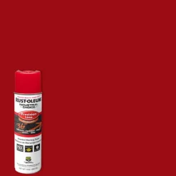 Rustoleum 203029 17 Oz Safety Red Precision-Line Inverted Marking Paint (Pack of 12)