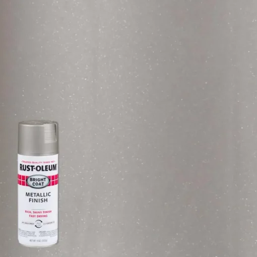 Rust-Oleum Aluminium Bright Coat Metallic Spray 11 oz. (Pack of 6)