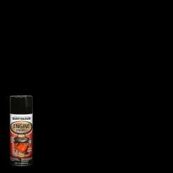 Rust-Oleum Automotive Gloss Black Engine Enamel Spray 12 Oz. (Pack Of 6)