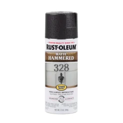 Rust-Oleum Hammered Matte Black Spray Paint 12 oz.