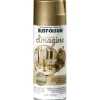 Rust-Oleum Imagine Metallic Champagne Spray Paint 11 oz (Pack of 4)
