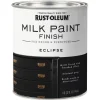 Rust-Oleum Matte Eclipse Water-Based Acrylic Milk Paint 1 qt (Pack of 2).