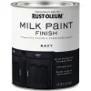 Rust-Oleum Matte Navy Water-Based Acrylic Milk Paint 1 qt (Pack of 2).