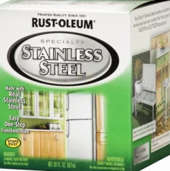 Rust-Oleum Metallic Stainless Steel Paint Kit 1 qt.