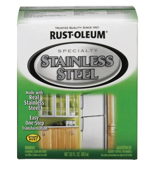 Rust-Oleum Metallic Stainless Steel Paint Kit 1 qt.