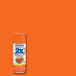 Rust-Oleum Painter's Touch Ultra Cover Gloss Real Orange Spray Paint 12 oz. (Pack of 6)