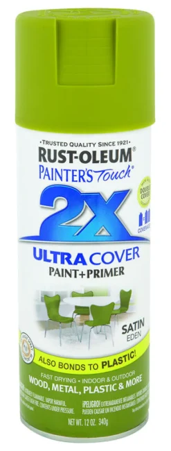 Rust-Oleum Painter's Touch Ultra Cover Satin Eden Spray Paint 12 oz.