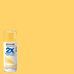 Rust-Oleum Painter'S Touch Ultra Cover Gloss Warm Yellow Spray Paint 12 Oz. (Pack Of 6)