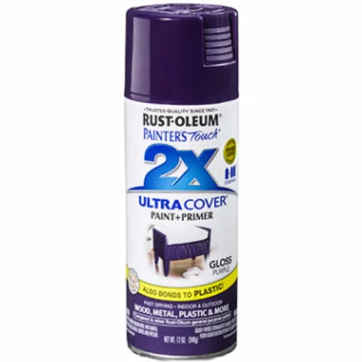 Rust-Oleum Painter's Touch Ultra Cover Gloss Purple Spray Paint 12 oz.