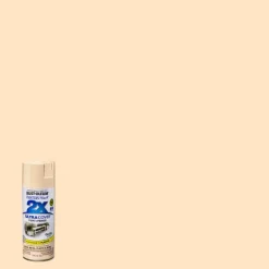 Rust-Oleum Painter's Touch Ultra Cover Gloss Ivory Spray Paint 12 oz. (Pack of 6)