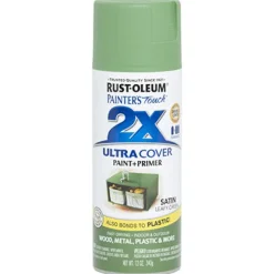 Rust-Oleum Painter's Touch Ultra Cover Satin Leafy Green Spray Paint 12 oz.