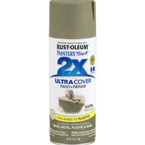 Rust-Oleum Painter's Touch Satin Apple Red Spray Paint 12 oz. for Wood, Metal and Plastic