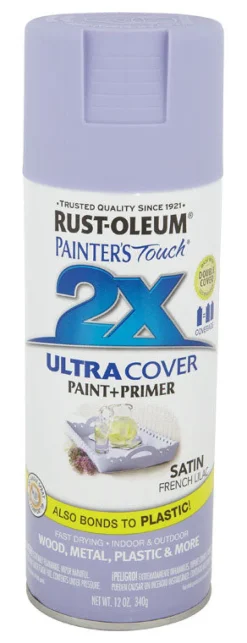 Rust-Oleum Painter's Touch Ultra Cover Satin French Lilac Spray Paint 12 oz.