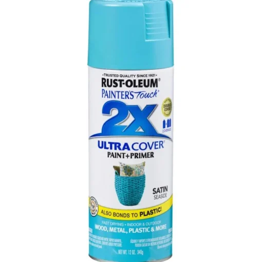 Rust-Oleum Painter's Touch Satin Seaside Spray Paint 12 oz.