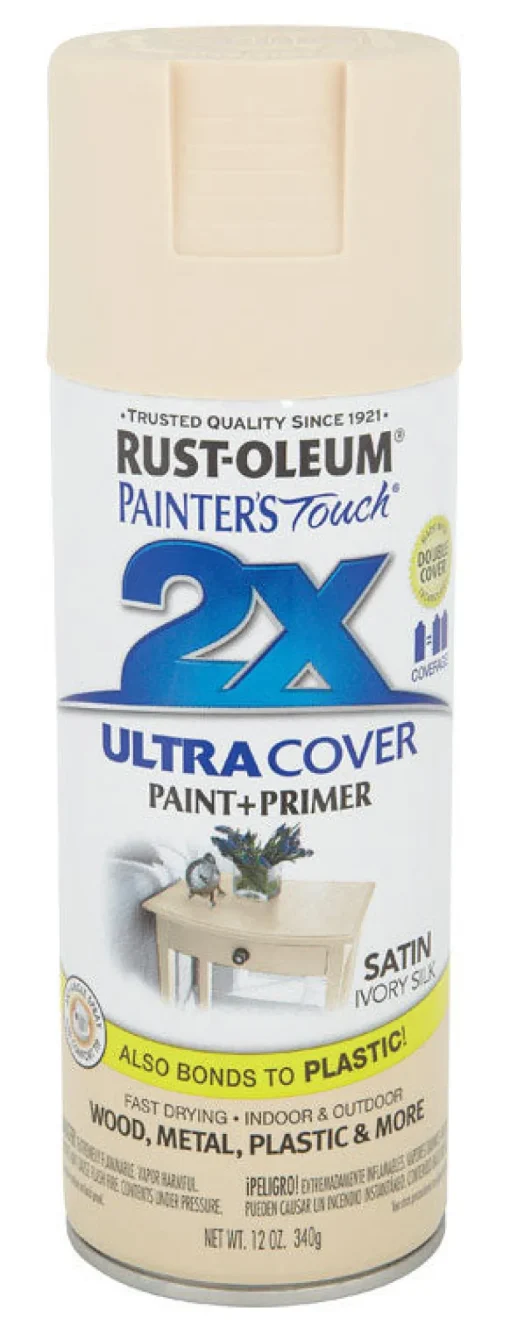Rust-Oleum Painter's Touch Ultra Cover Semi-Gloss Clear Spray Paint 12 oz. (Pack of 6)