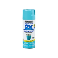 Rust-Oleum Painter's Touch Satin Seaside Smooth Indoor/Outdoor Oil Based Spray Paint 12 oz. (Pack of 6)