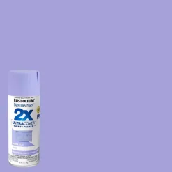 Rust-Oleum Painter's Touch Ultra Cover Satin French Lilac Spray Paint 12 oz. (Pack of 6)