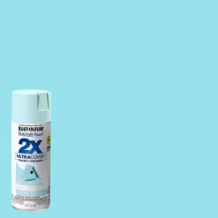 Rust-Oleum Painter'S Touch Ultra Cover Satin Aqua Spray Paint 12 Oz. (Pack Of 6)