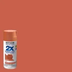 Rust-Oleum Painter's Touch Ultra Cover Satin Cinnamon Spray Paint 12 oz. (Pack of 6)