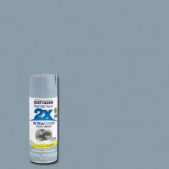 Rust-Oleum Painter's Touch Ultra Cover Gloss Winter Gray Spray Paint 12 oz. (Pack of 6)