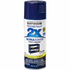 Rust-Oleum Painter's Touch Ultra Cover Gloss Navy Blue Spray Paint 12 oz. (Pack of 6)