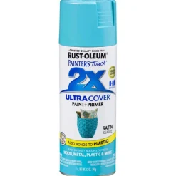 Rust-Oleum Painter's Touch Charcoal Gray Satin Sheen Indoor/Outdoor Spray Paint 12 oz. (Pack of 6)