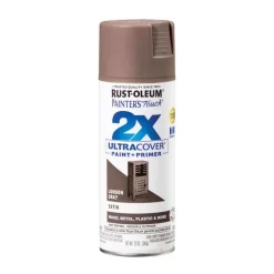 Rust-Oleum Painter's Touch Satin London Gray Smooth Fast Dry Spray Paint 12 oz. (Pack of 6)