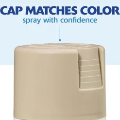 Rust-Oleum Painter'S Touch Ultra Cover Satin Fossil Spray Paint 12 Oz. (Pack Of 6)