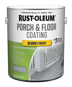Rust-Oleum Porch & Floor Gloss Dove Gray Porch and Floor Paint+Primer 1 gal (Pack of 2)