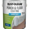 Rust-Oleum Porch & Floor Satin Tint Base Porch and Floor Paint+Primer 1 gal (Pack of 2).