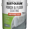 Rust-Oleum Porch & Floor Semi-Gloss Pewter Porch and Floor Paint+Primer 1 gal (Pack of 2).