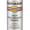 Rust-Oleum Professional Black Spray Paint 15 oz. (Pack of 6)